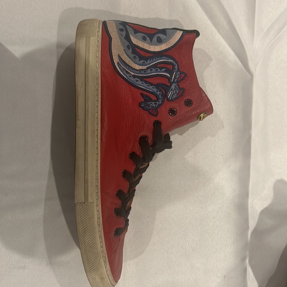 Gucci leather high trainers - Picture 5 of 7